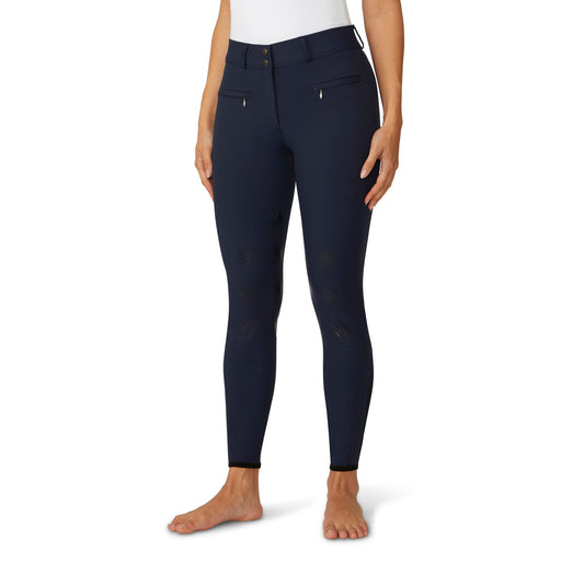 Ovation Women's Signature Knee Patch Breech - Navy