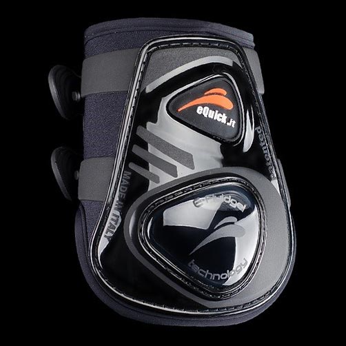 black rear fetlock boot