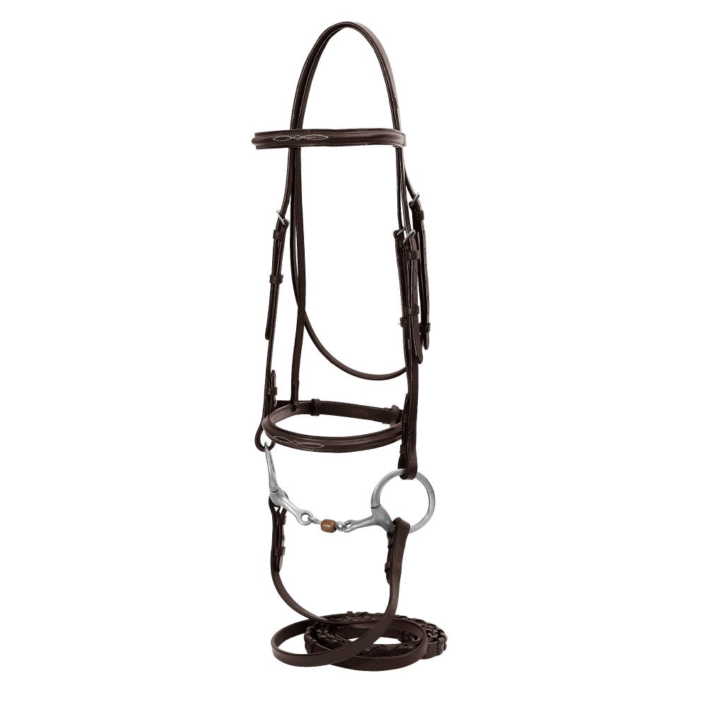 brown horse bridle