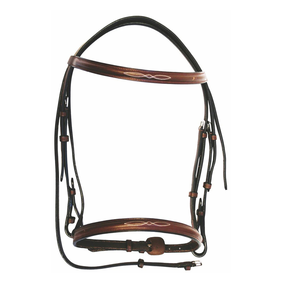 brown horse bridle