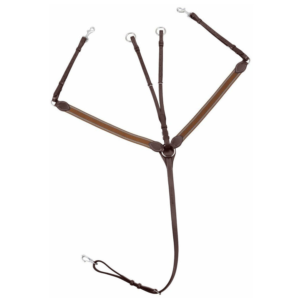 Elastic breastplate martingale