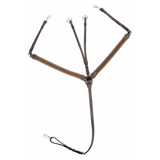 Elastic breastplate martingale