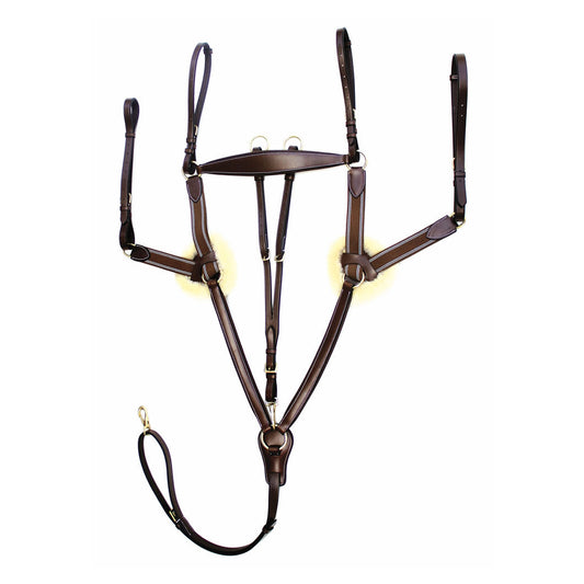 brown martingale with sherpa padding
