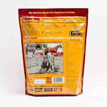 Super Weight Gain 10 lb, Equine Vitamin Mineral, Probiotic & Weight Gain Supplement