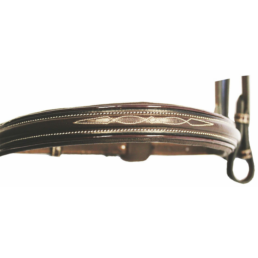 brown leather bridle