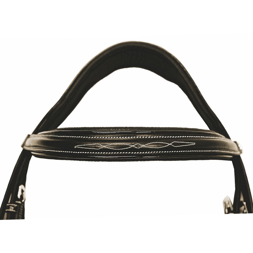 brown leather bridle