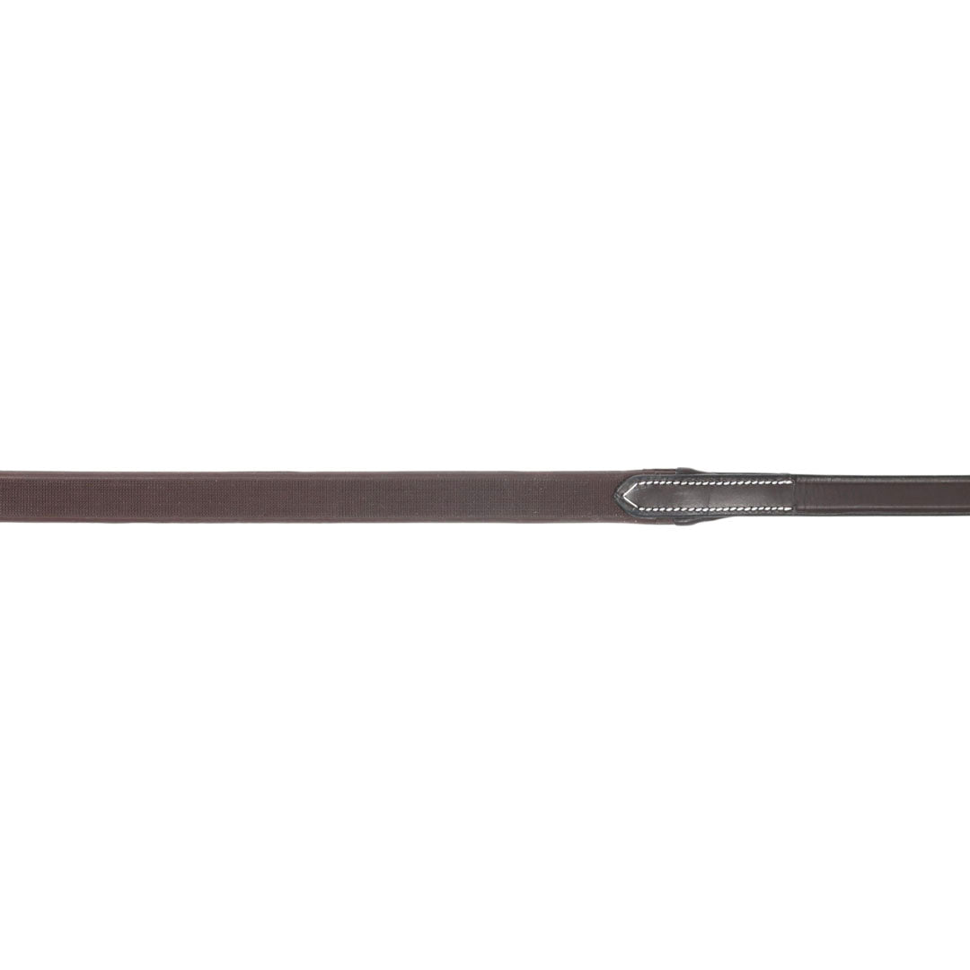 brown rubber reins