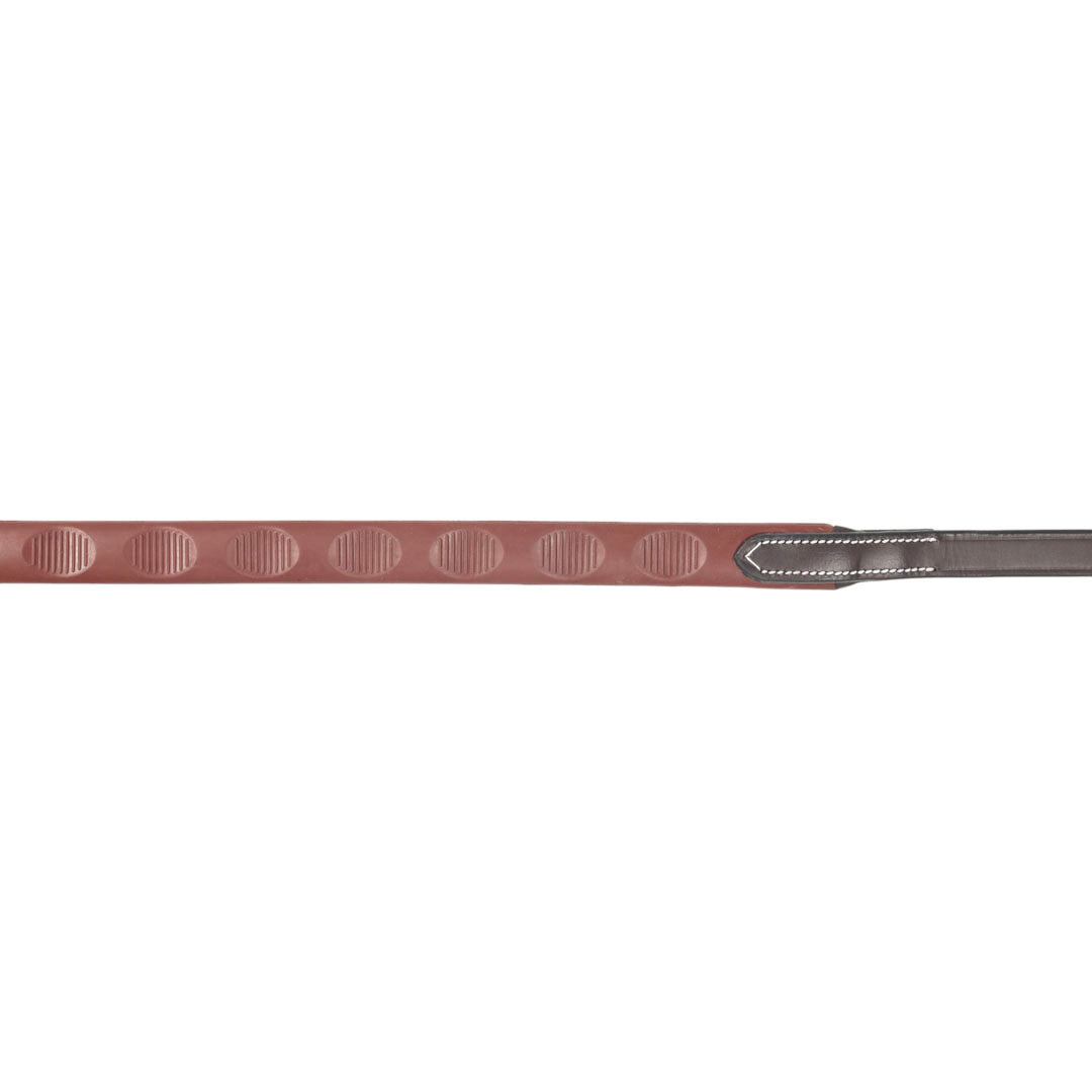 brown rubber reins