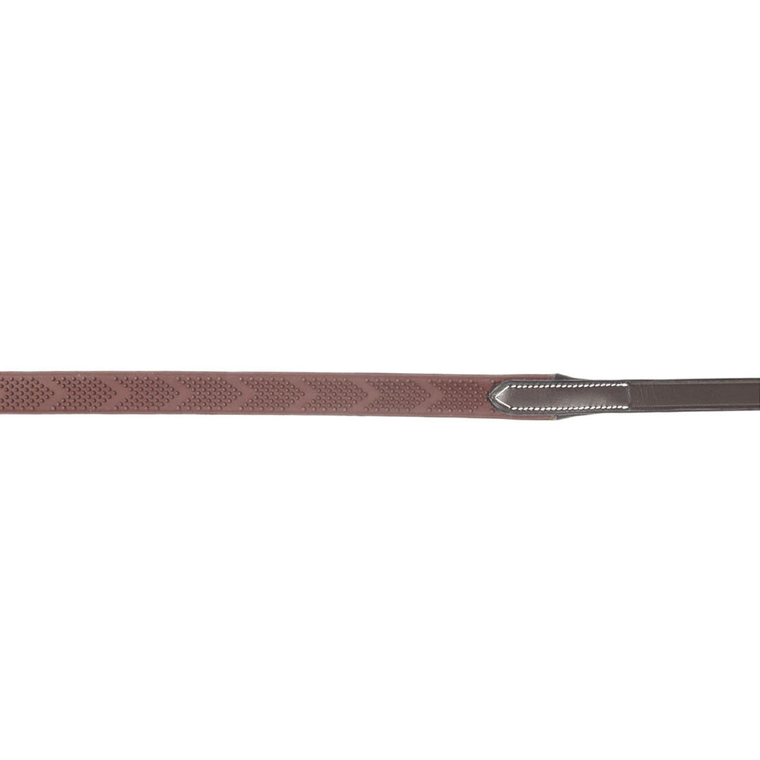 brown rubber reins