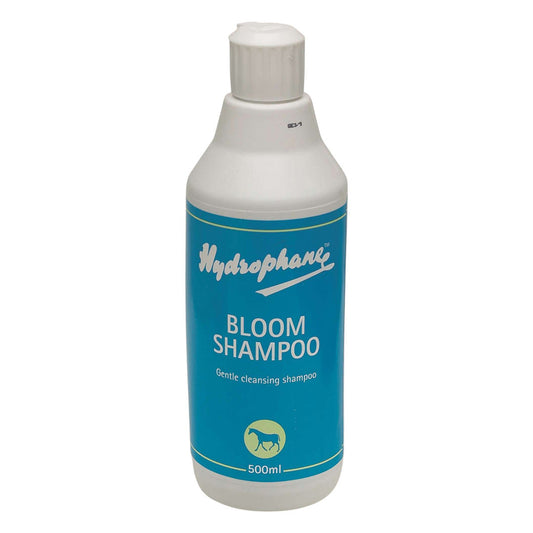 Hydrophane Bloom Shampoo bottle on a white background