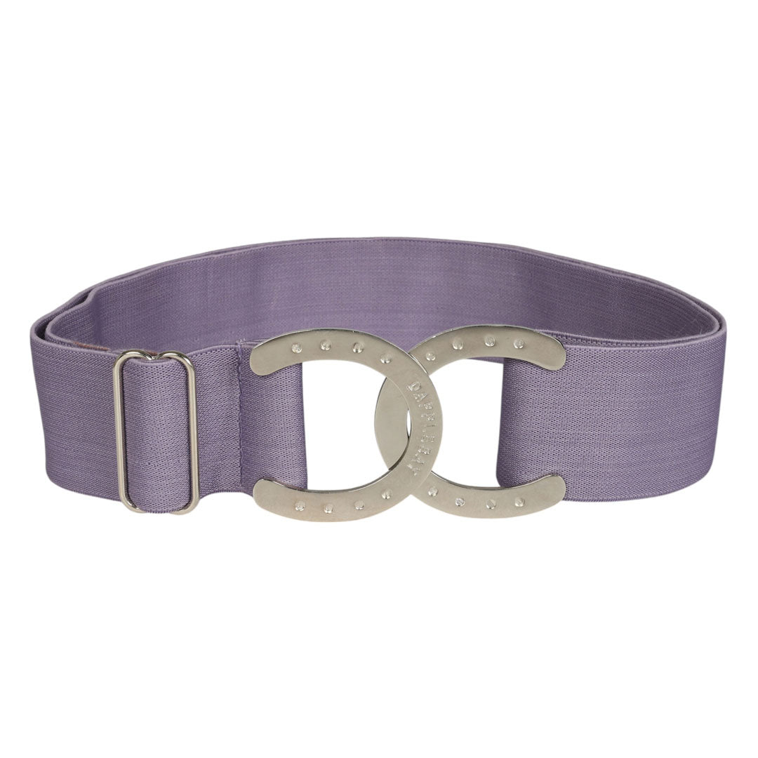 purple belt with horseshoe accent