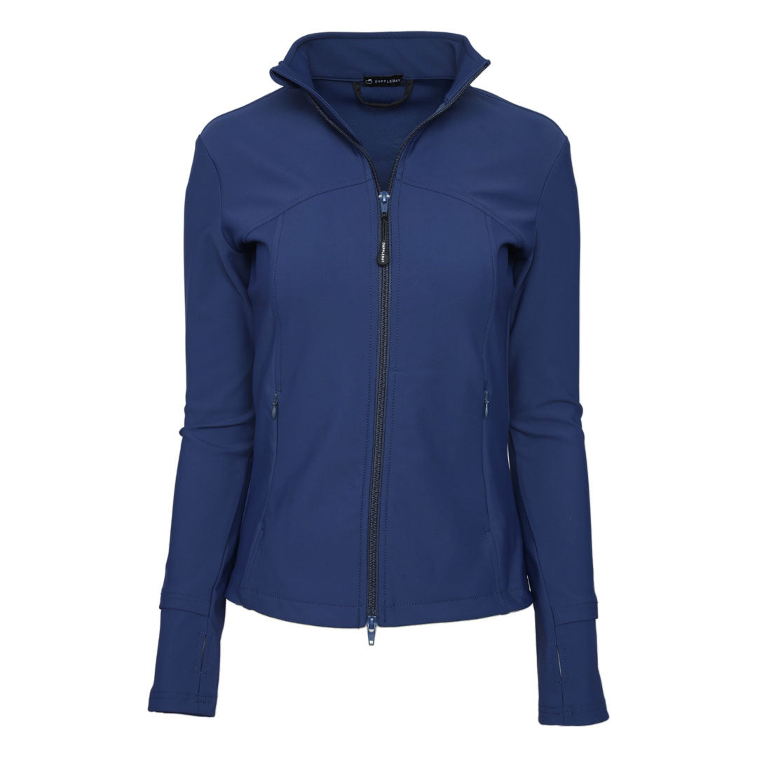 navy softshell jacket