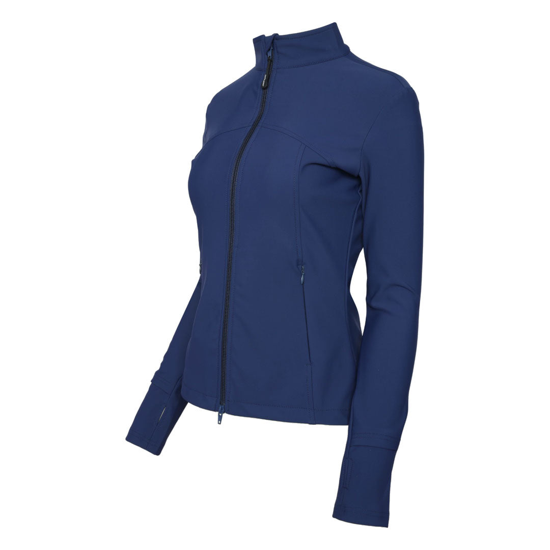 navy softshell jacket