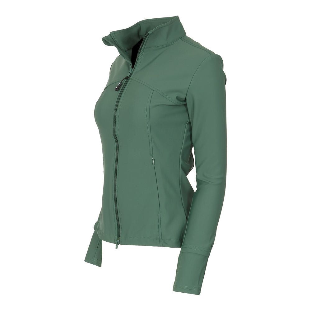 green soft shell jacket