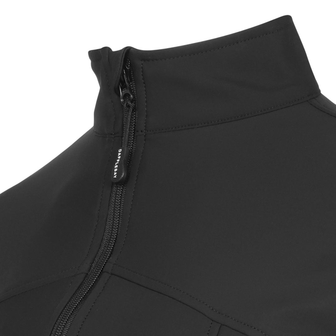 black soft shell jacket