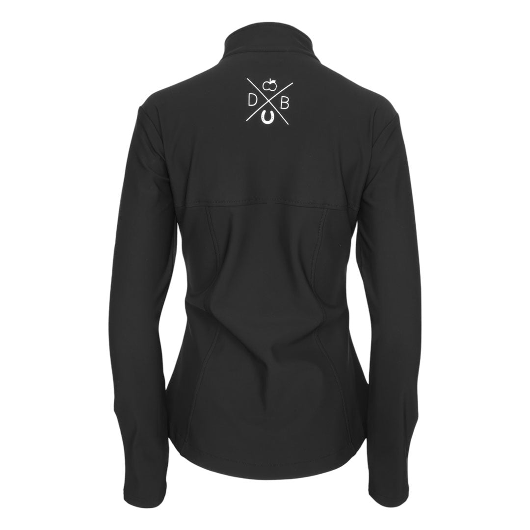 black soft shell jacket