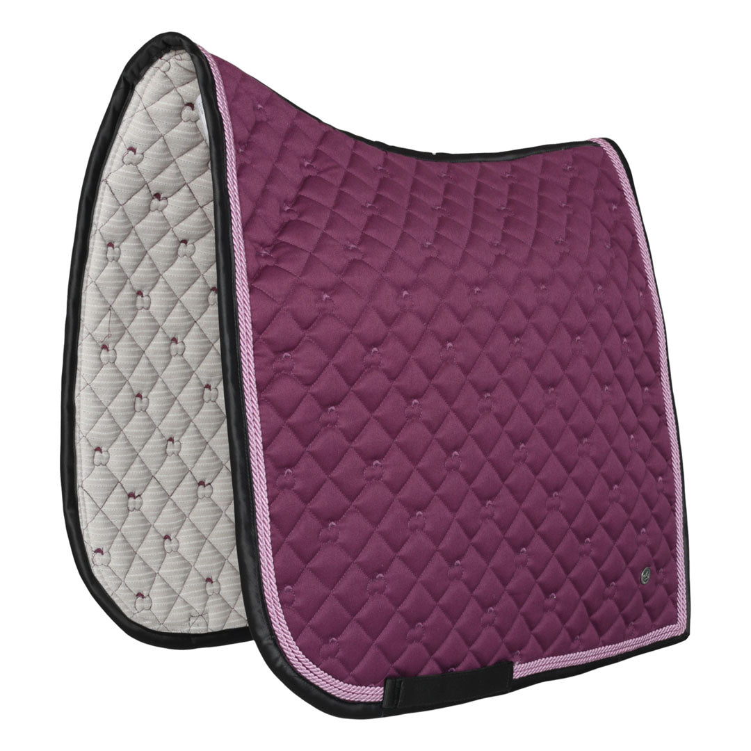purple saddle pad