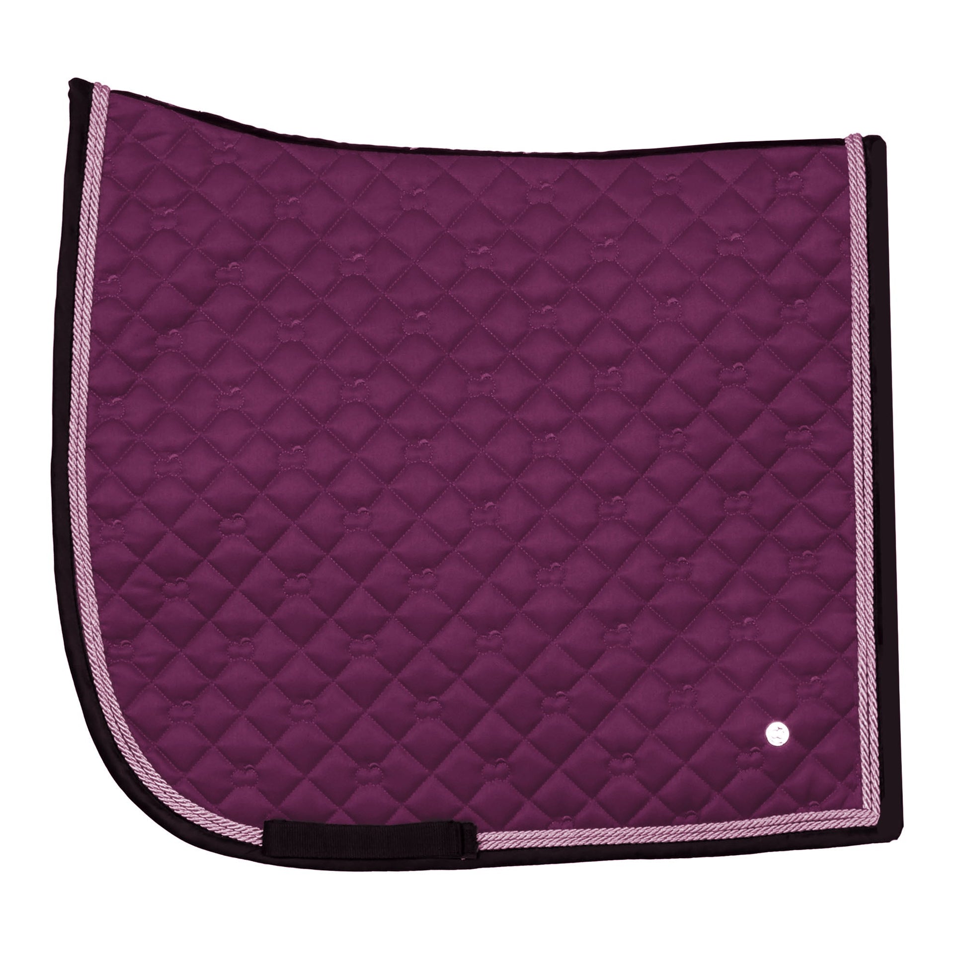purple saddle pad