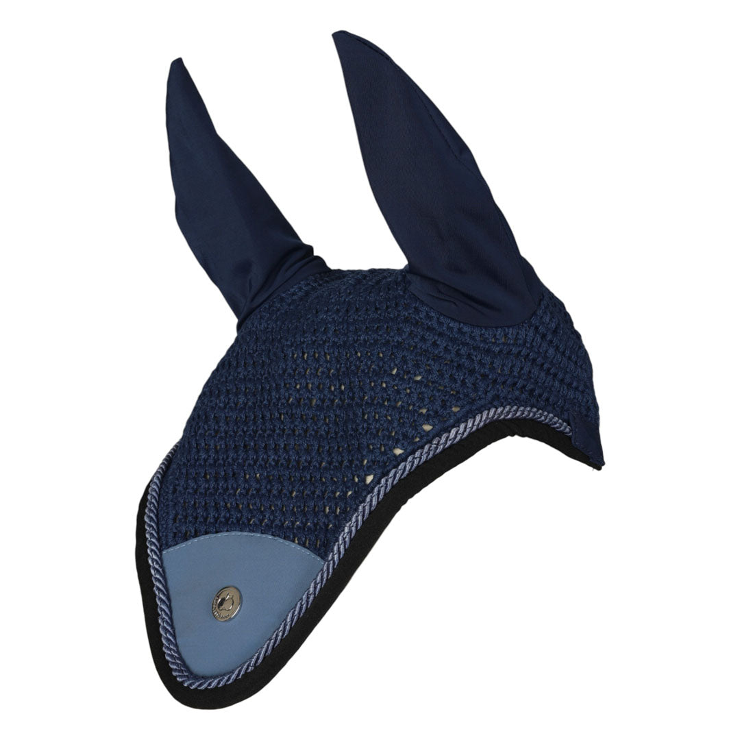 navy horse bonnet