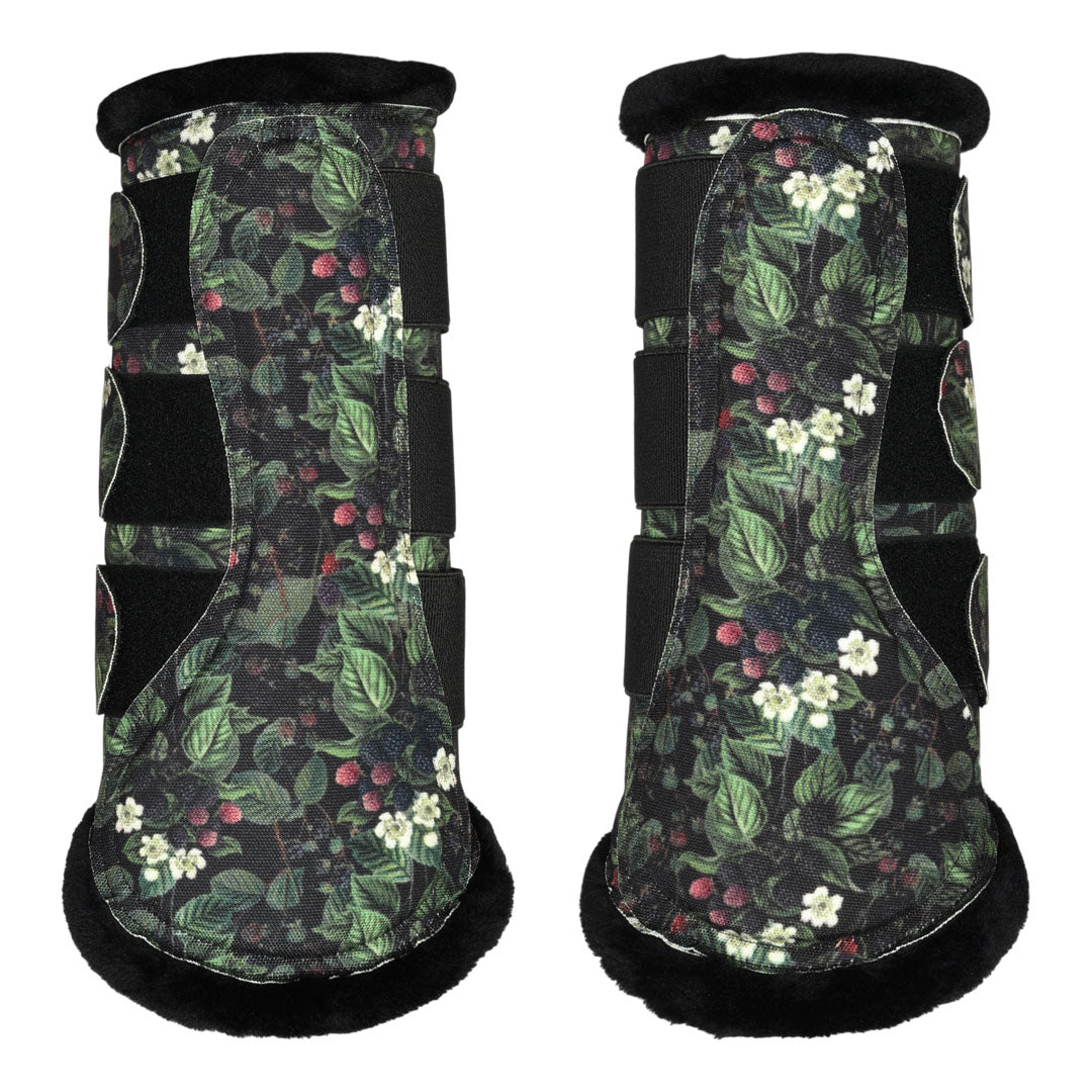 printed horse boots