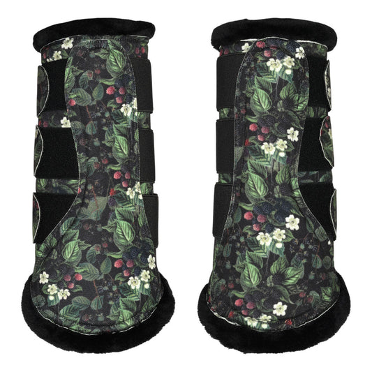 printed horse boots