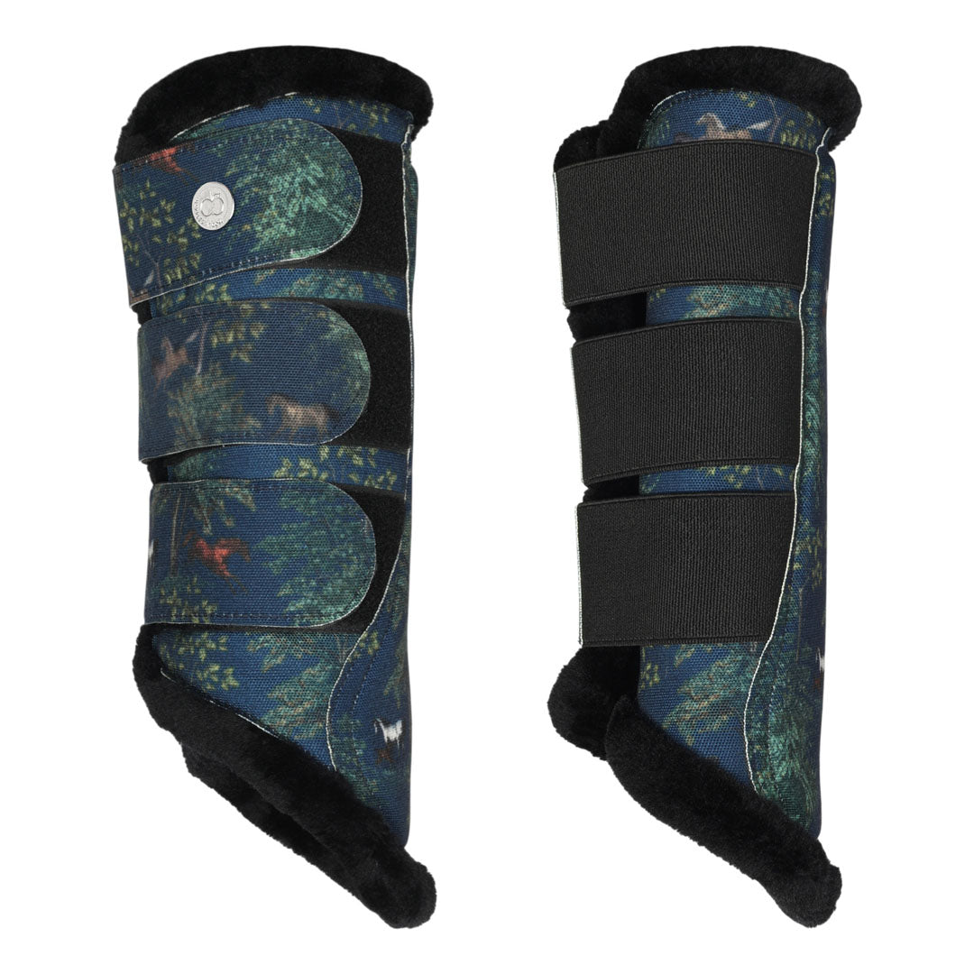 printed horse boots