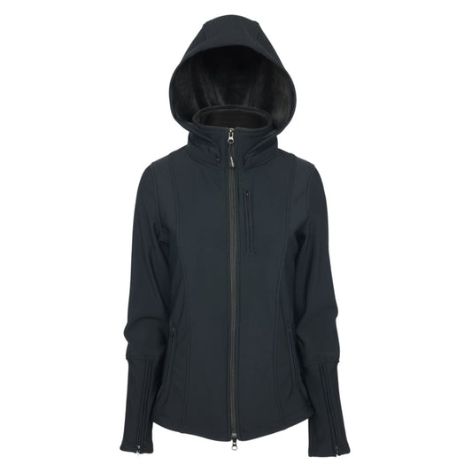 Black hooded jacket 