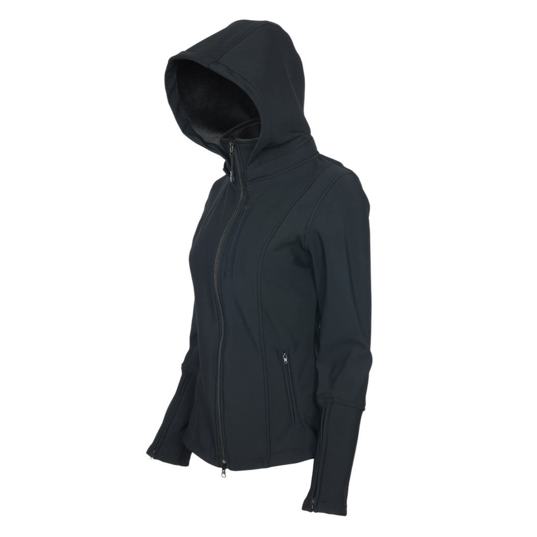 Black hooded jacket 