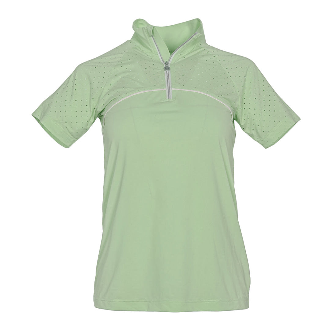 Green riding shirt