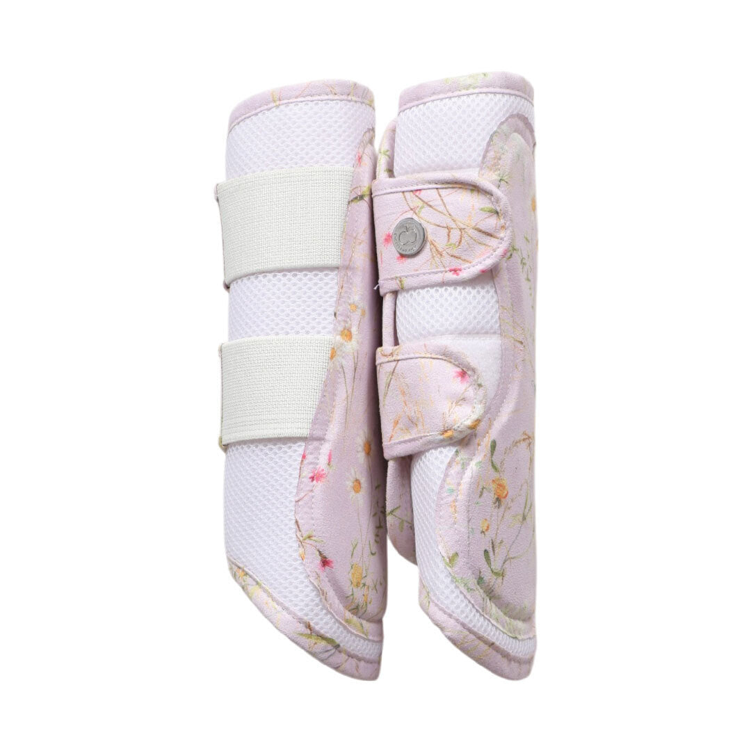 pink patterned horse boots
