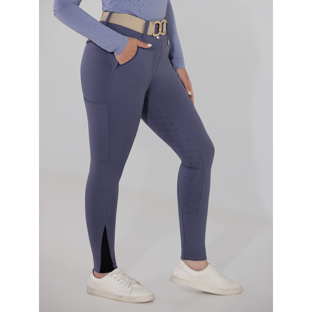 light purple riding pants