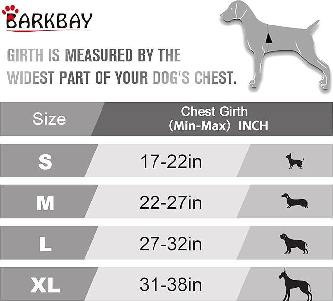 BARKBAY No Pull Dog Harness Front Clip Heavy Duty Reflective Easy Control Handle for Large Dog Walking(Purple,S)