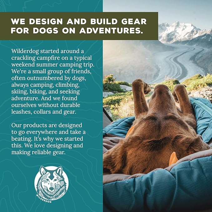 Wilderdog Lightweight Dog Harness with Reflective Straps - Small - Pacific Blue