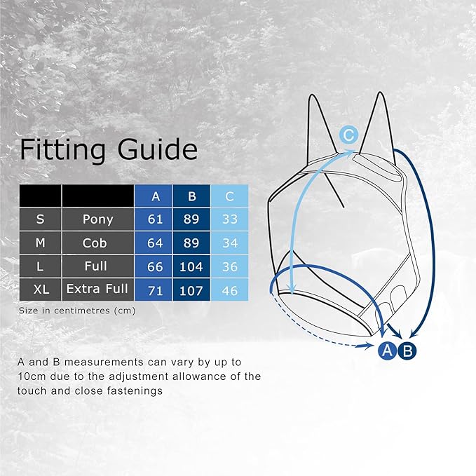 Harrison Howard CareMaster Pro Luminous Horse Fly Mask Large Eye Space Standard with Ears UV Protection for Horse Dark Magenta Medium Cob