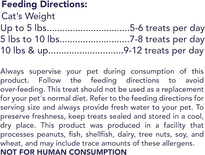 Get Naked Digestive Health Crunchy Cat Treats 2.5oz - Chicken Flavor, Grain-Free Cat Probiotics for Indoor Cats, Supports Healthy Digestion, Dental Health & Immunity, Made in The USA