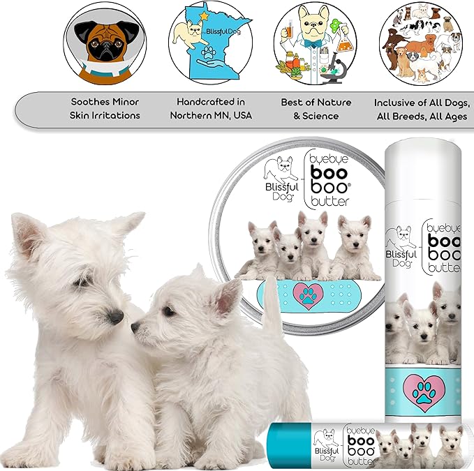 The Blissful Dog West Highland Terrier Boo Butter, 4 oz
