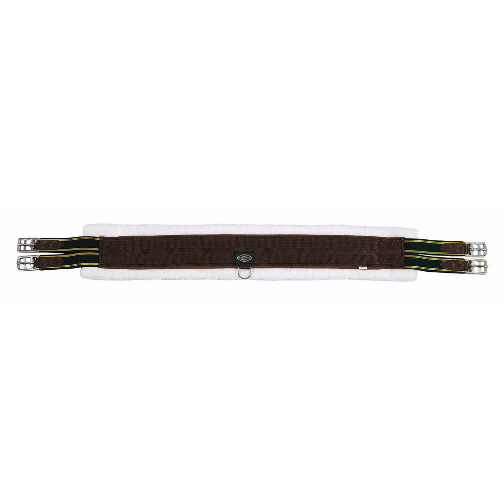 brown girth with sherpa fleece lining