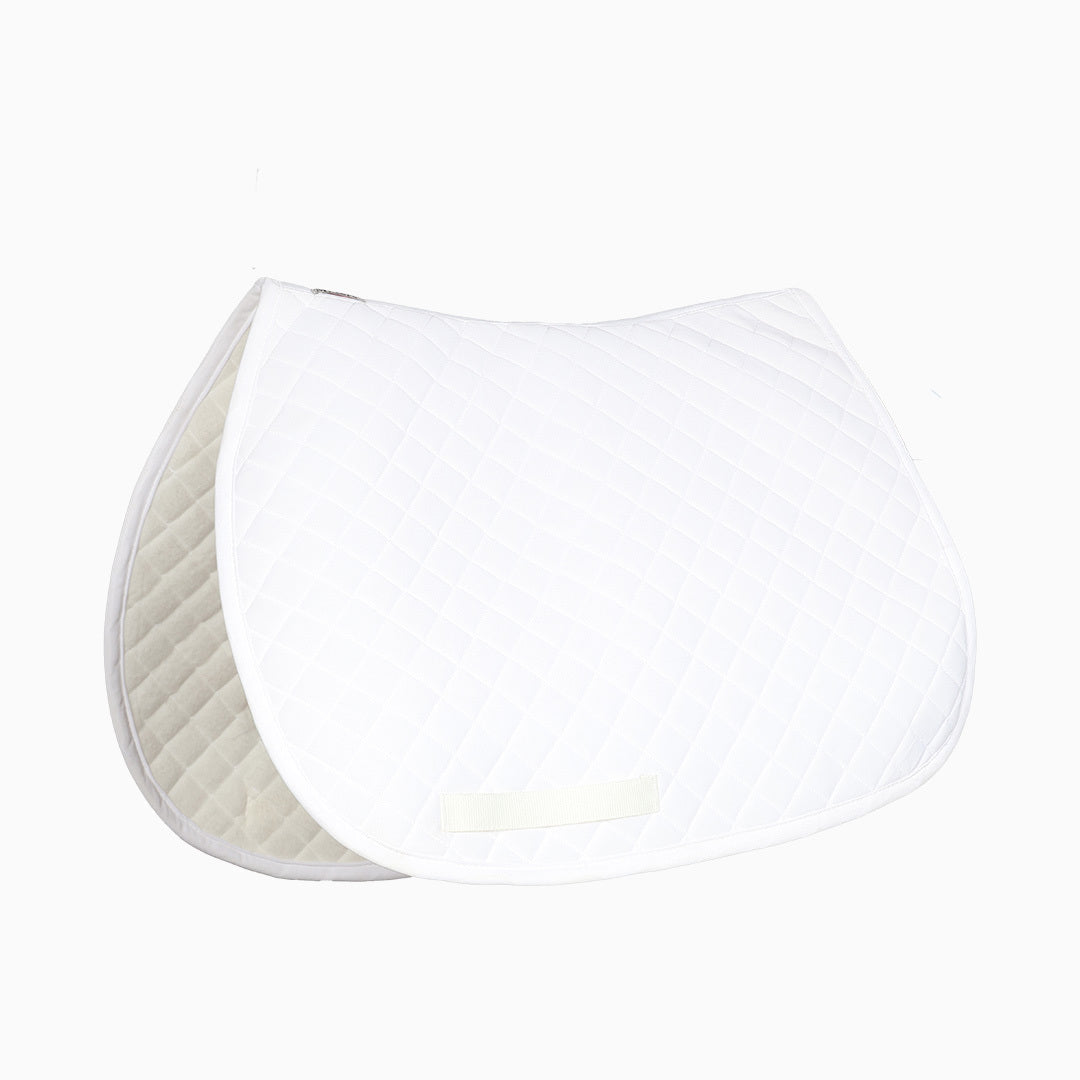 white all purpose saddle pad