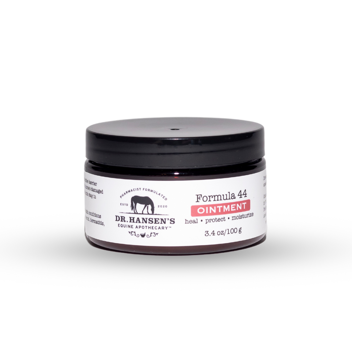 Jar of Dr. Hansen's Formula 44 Ointment on a white background