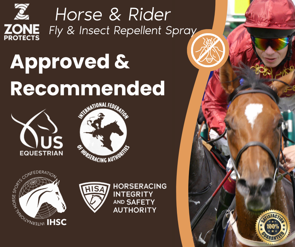 Horse & Rider Fly & Insect Repellent Spray, Gallon w/ Trigger Sprayer