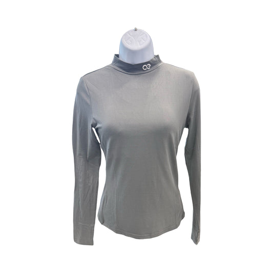 grey mock turtleneck base layer