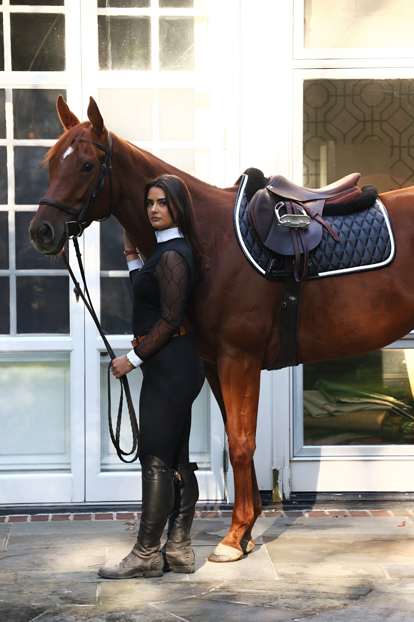 San Eligius Jump Saddle Pad | Black