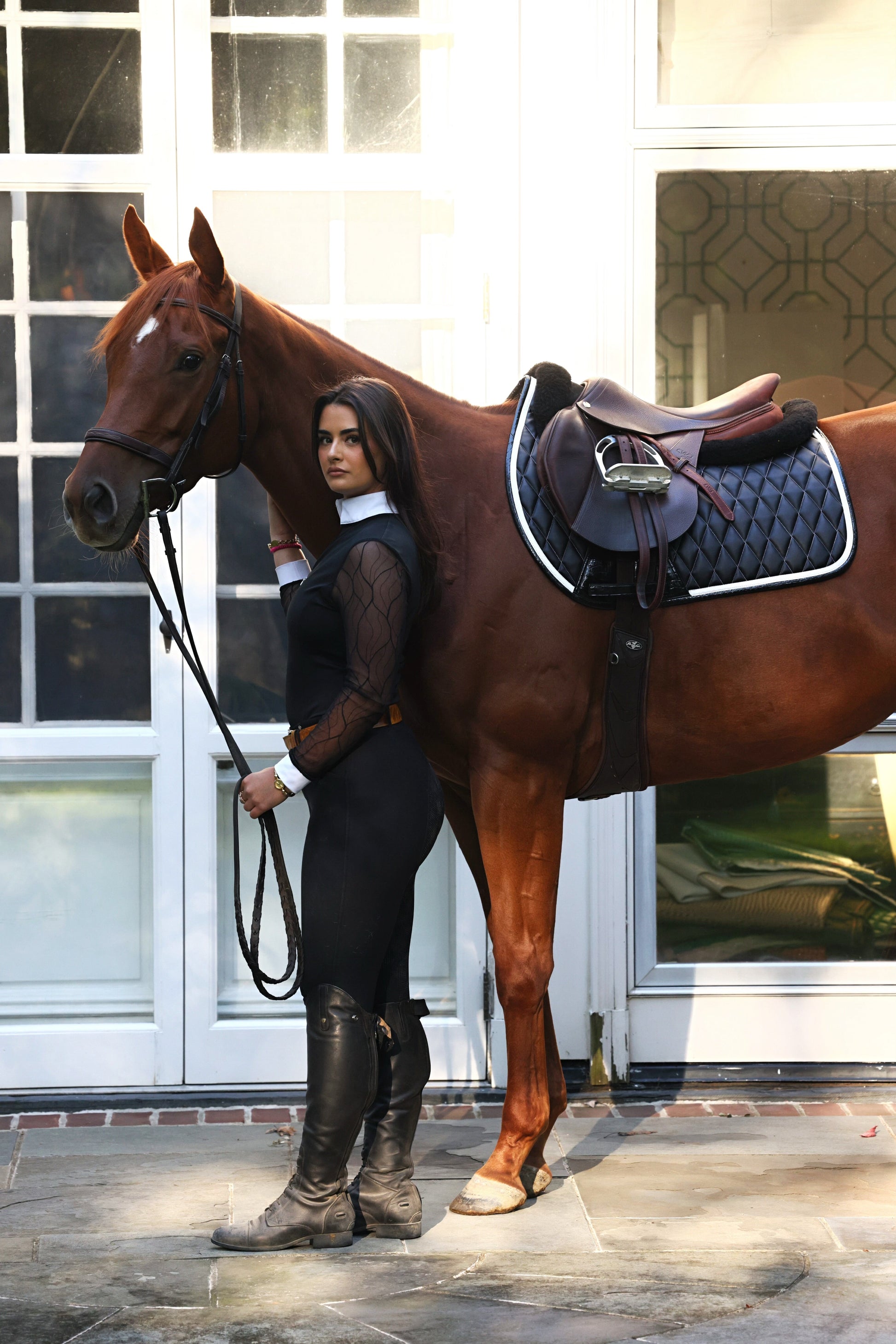 San Eligius Jump Saddle Pad | Black