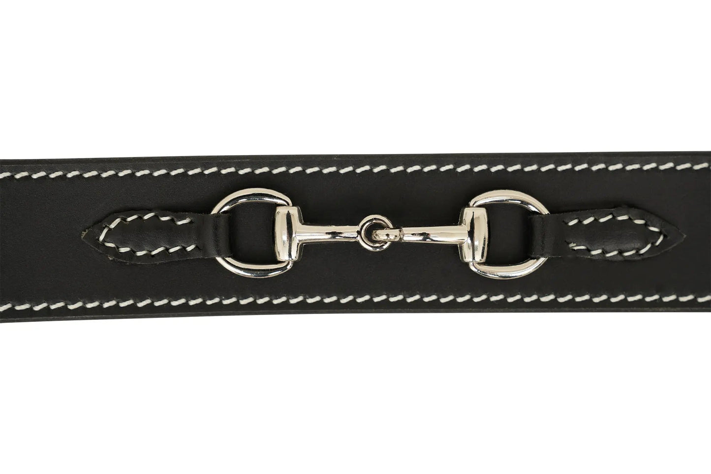 black belt with horse bit trim