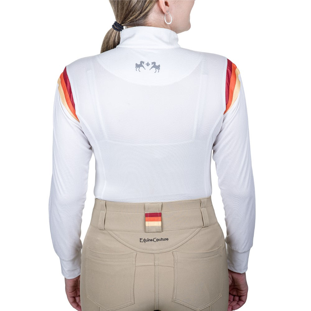 white long sleeve show shirt