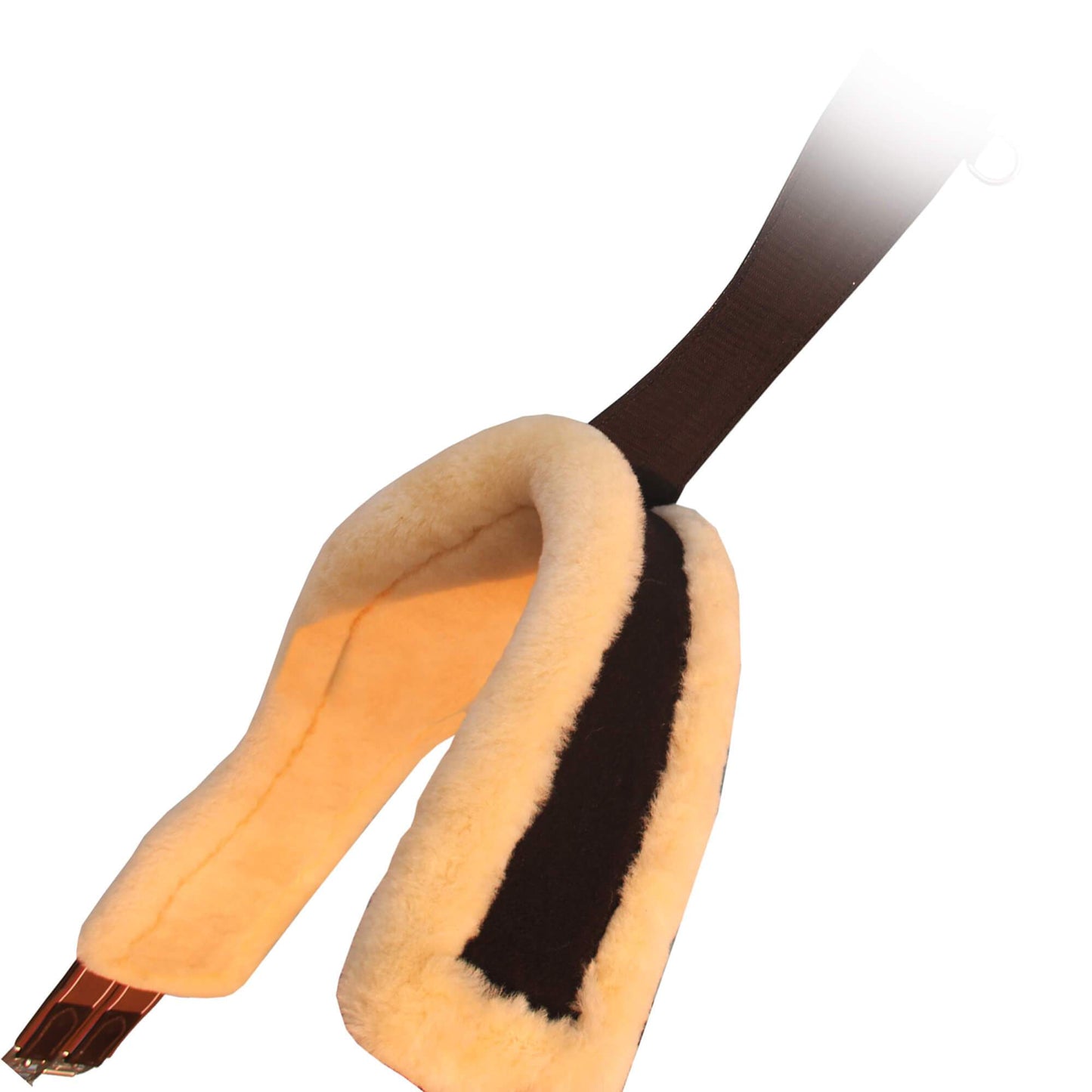brown sherpa lined girth