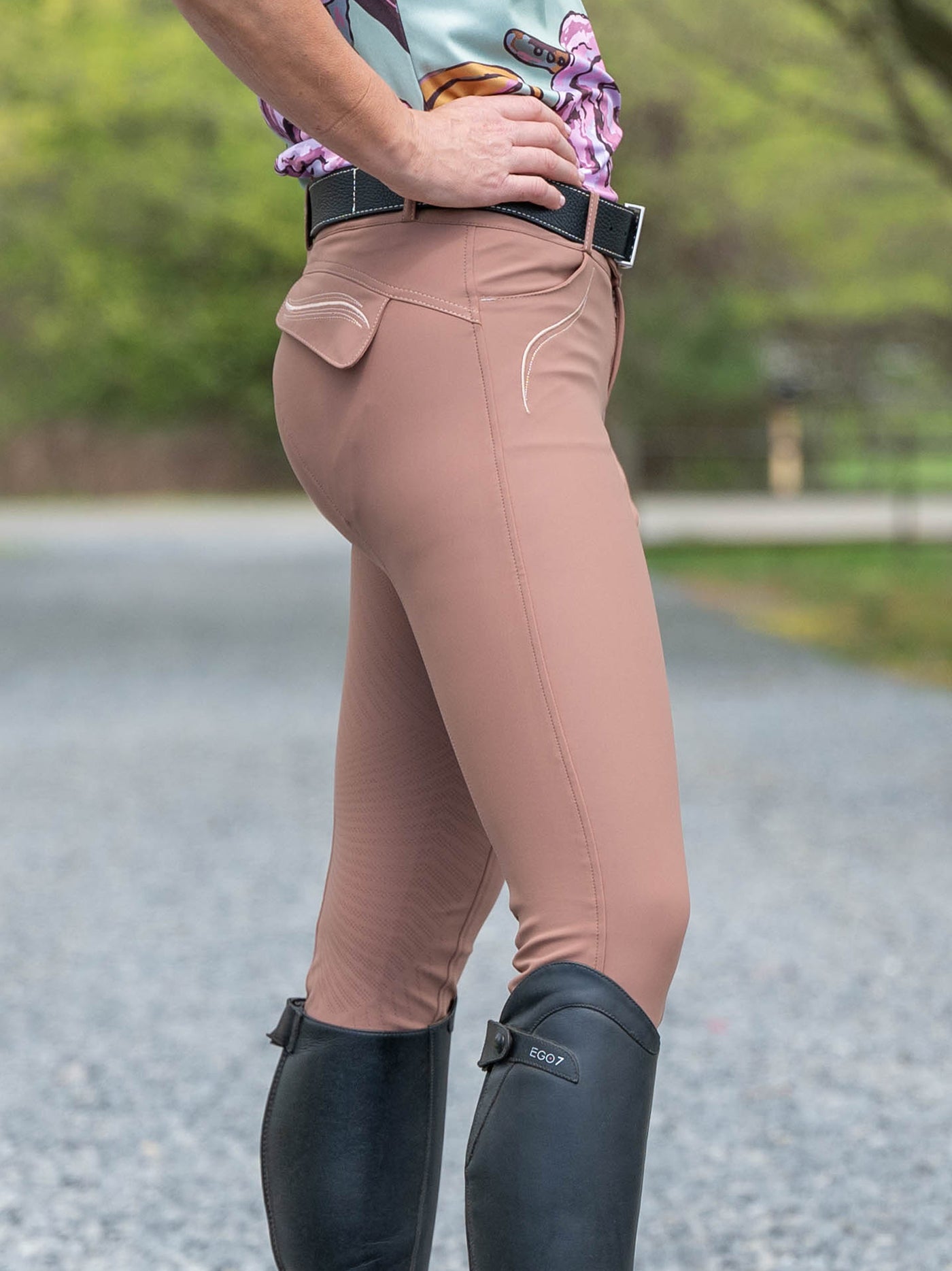 roan colored riding pants