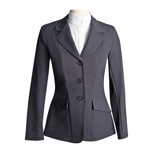 black equestrian show coat