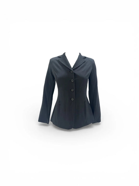 black equestrian show jacket
