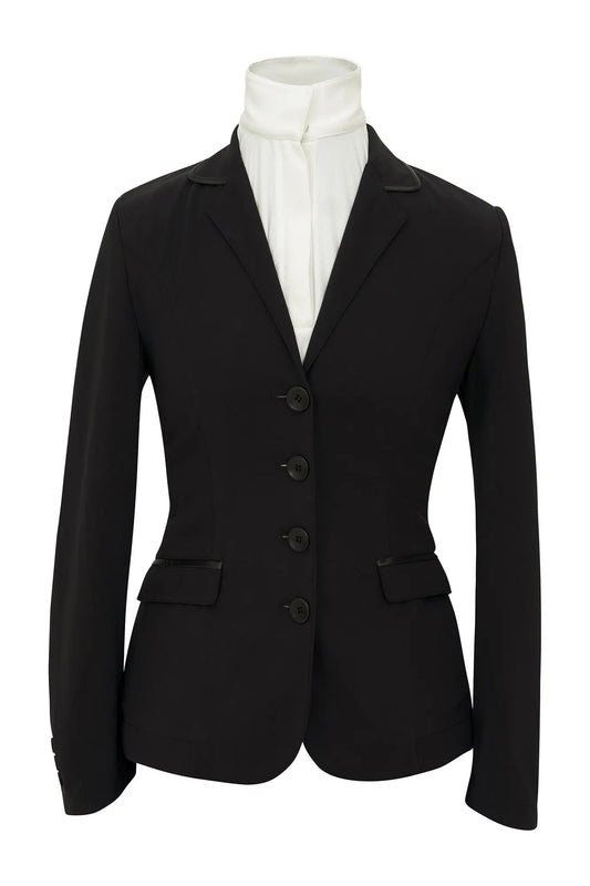 black equestrian show coat